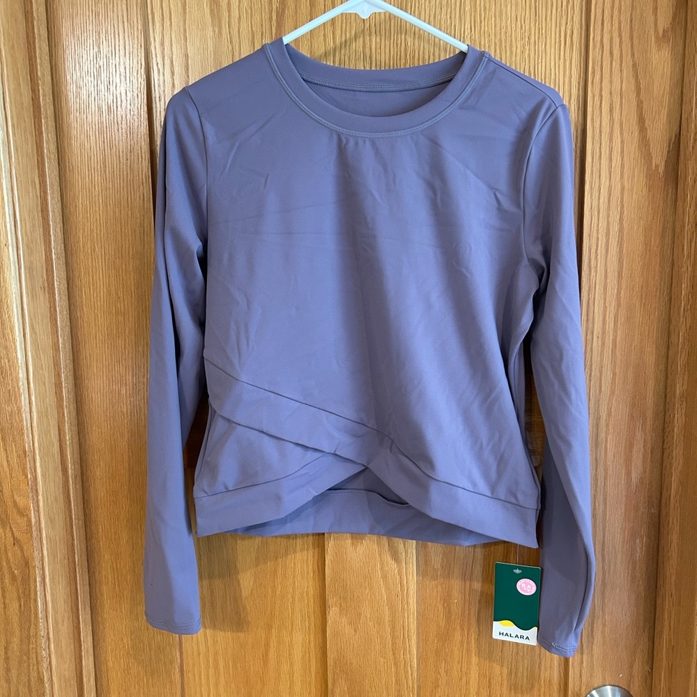 NEW Halara Cropped Long Sleeve M
